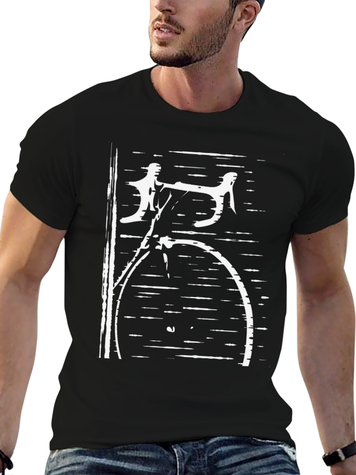 Bike Graphic Black T-Shirt