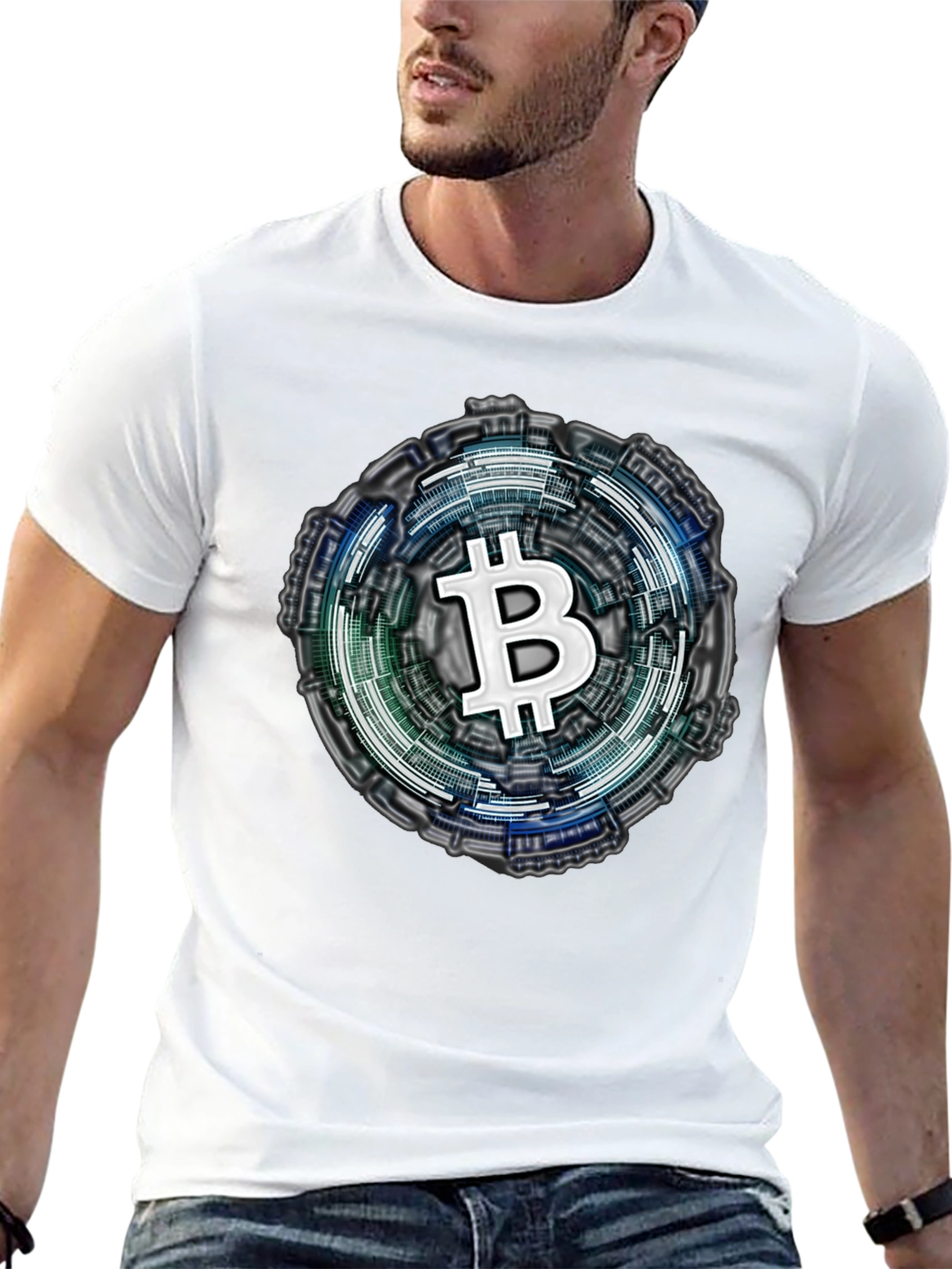 Bitcoin Crypto Tee - Tech Style