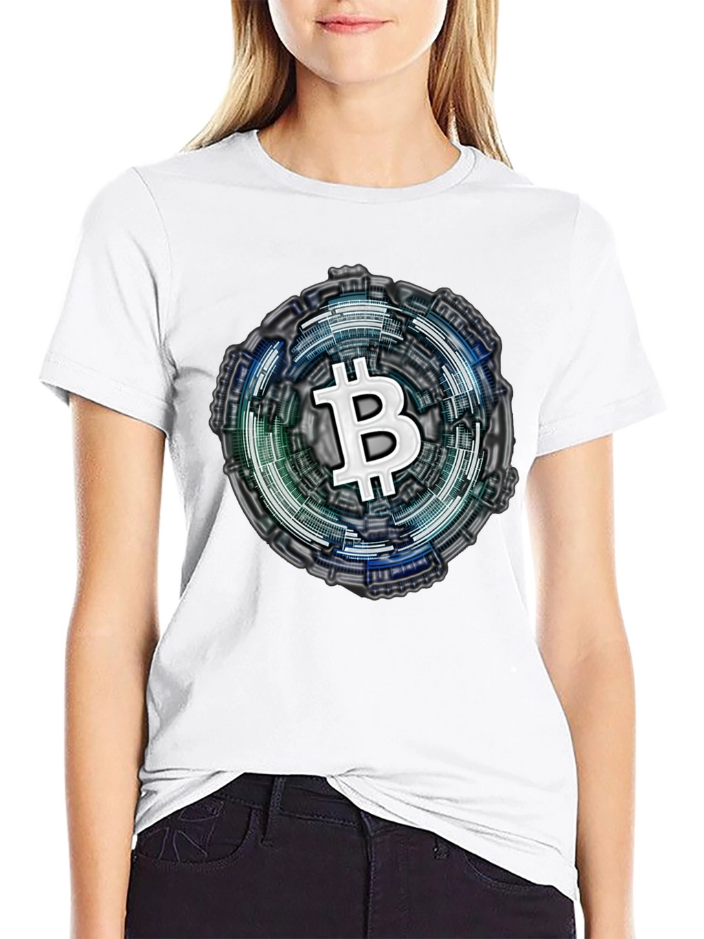 Bitcoin Crypto Tee - Tech Style