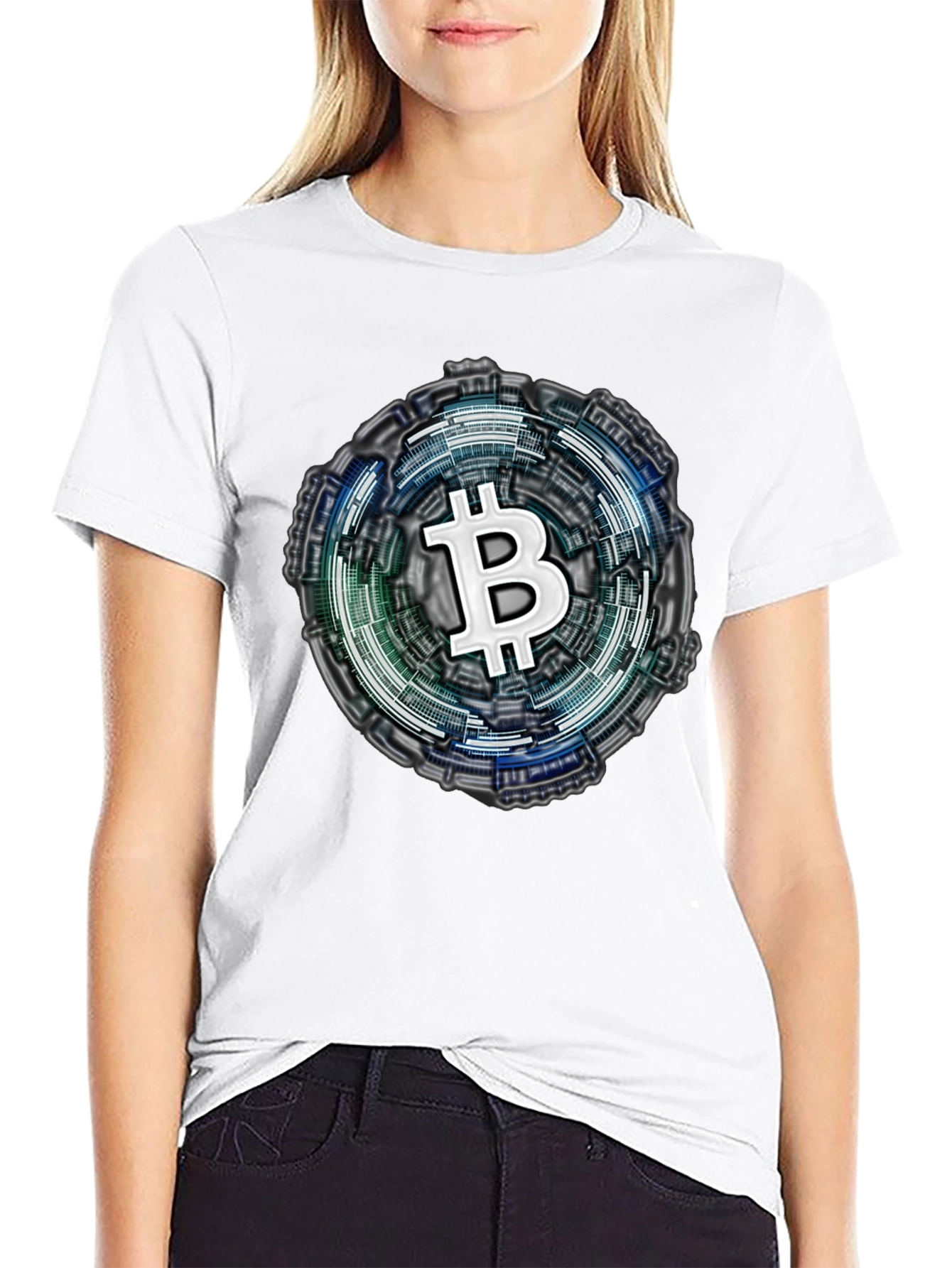 Bitcoin Crypto Tee - Tech Style
