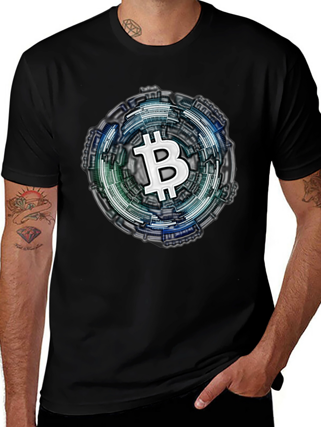Bitcoin Crypto Tee - Tech Style