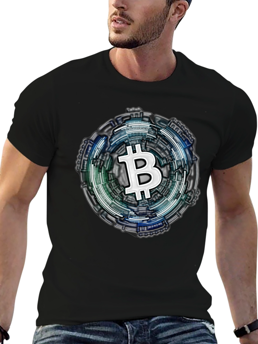 Bitcoin Crypto Tee - Tech Style