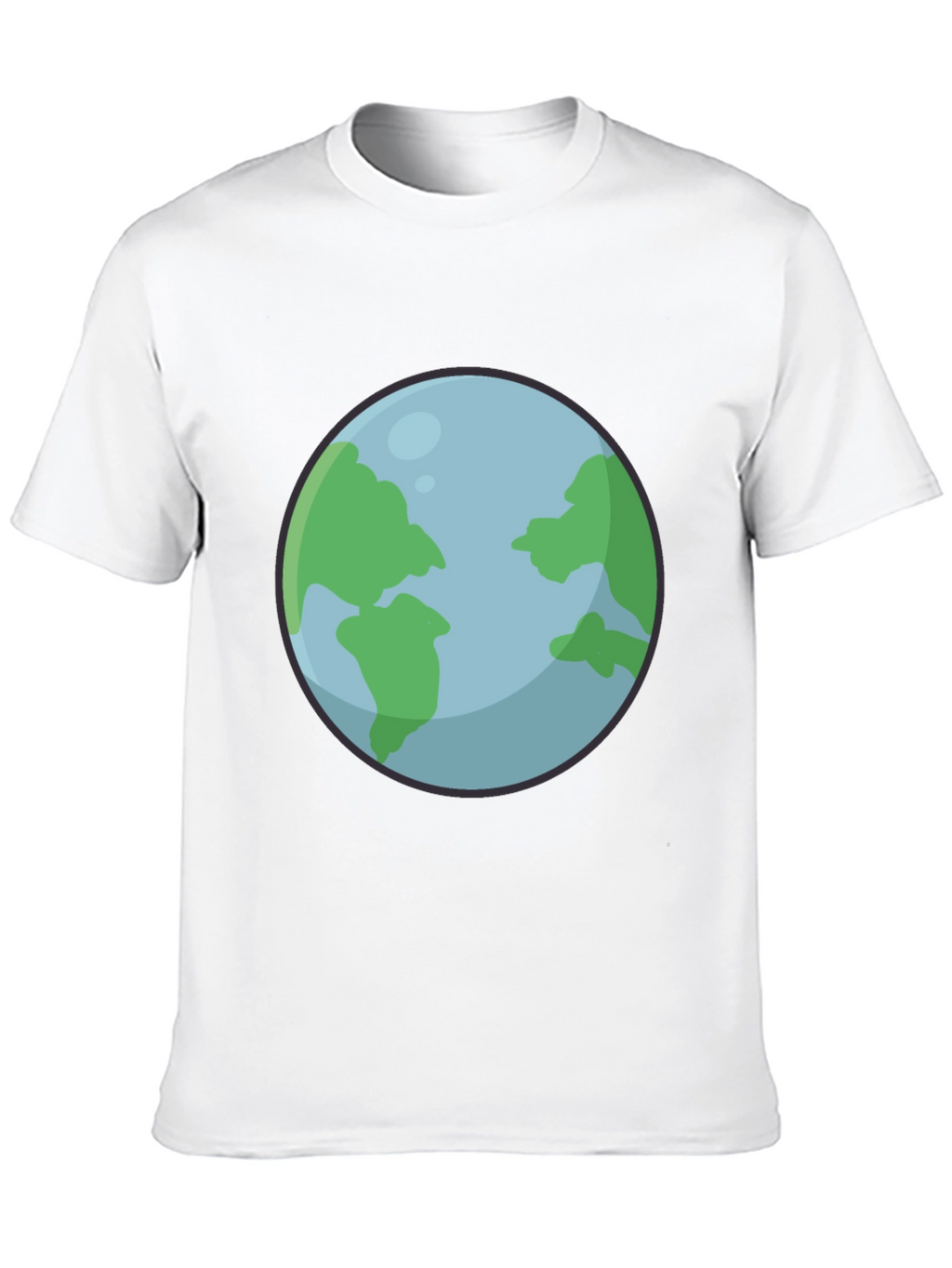 Earth Graphic Black T-Shirt