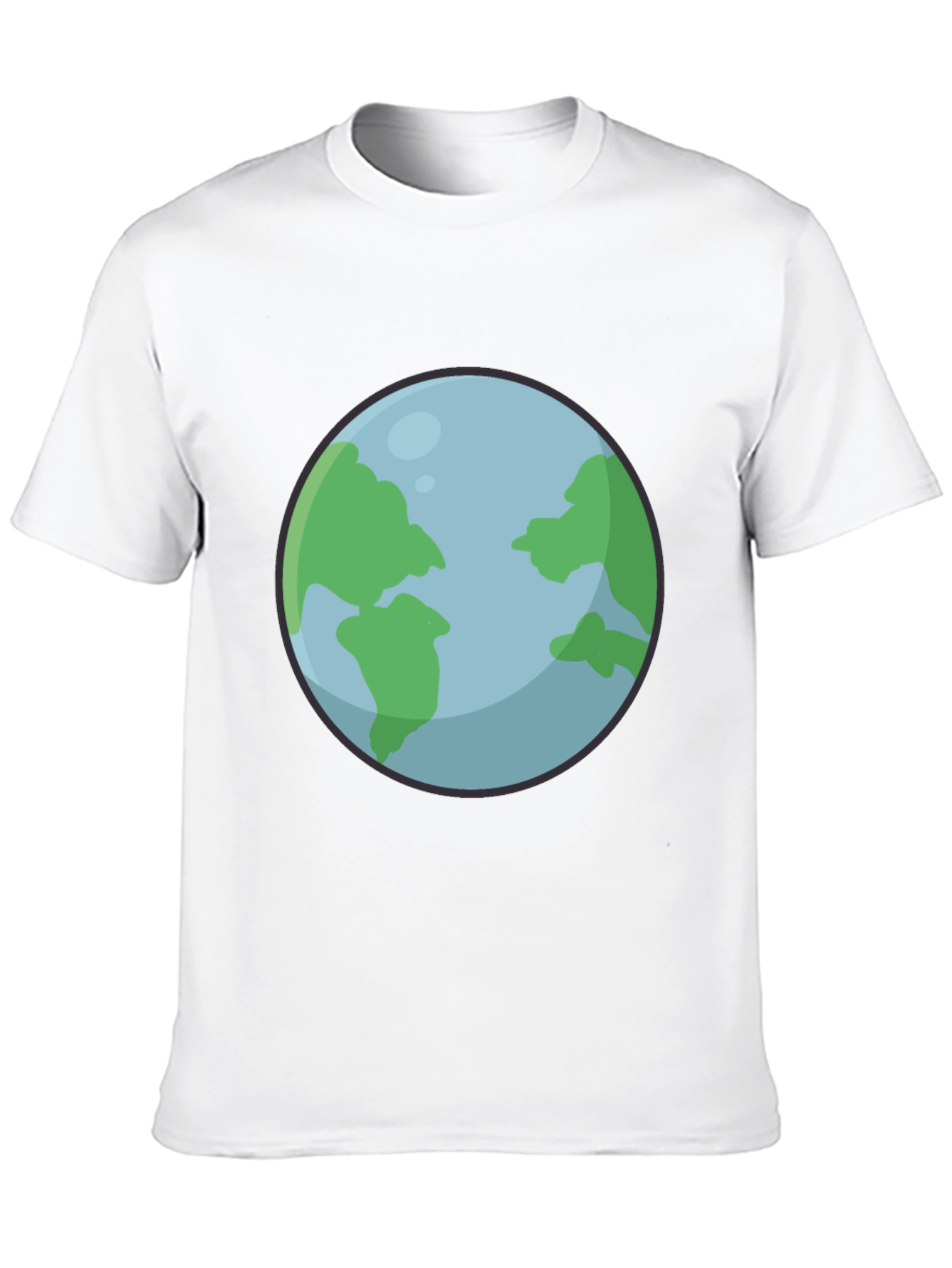 Earth Graphic Black T-Shirt