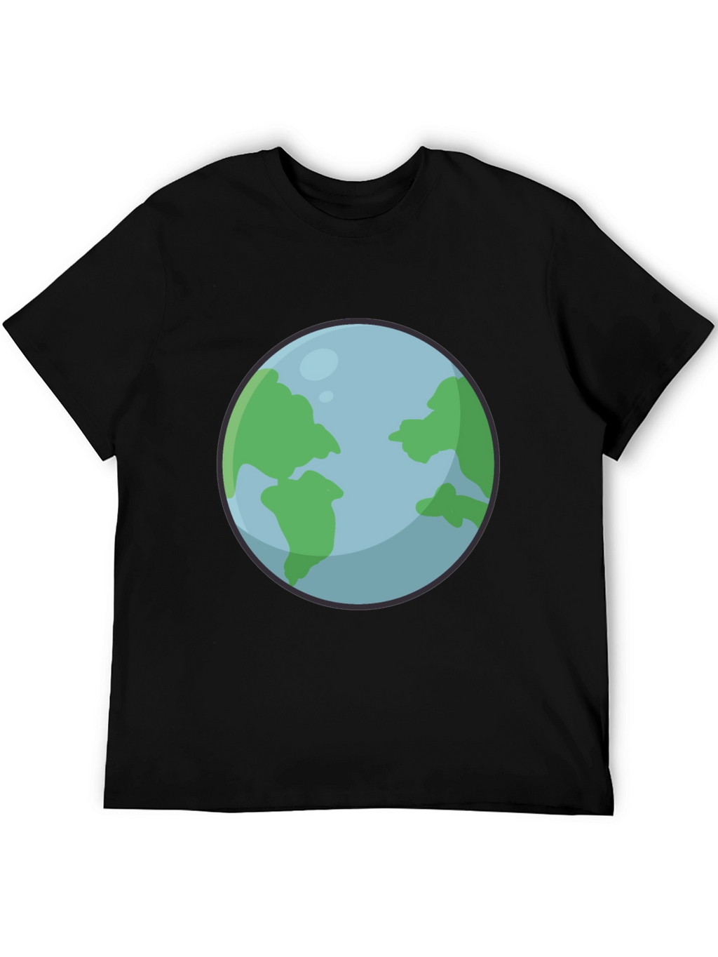 Earth Graphic Black T-Shirt