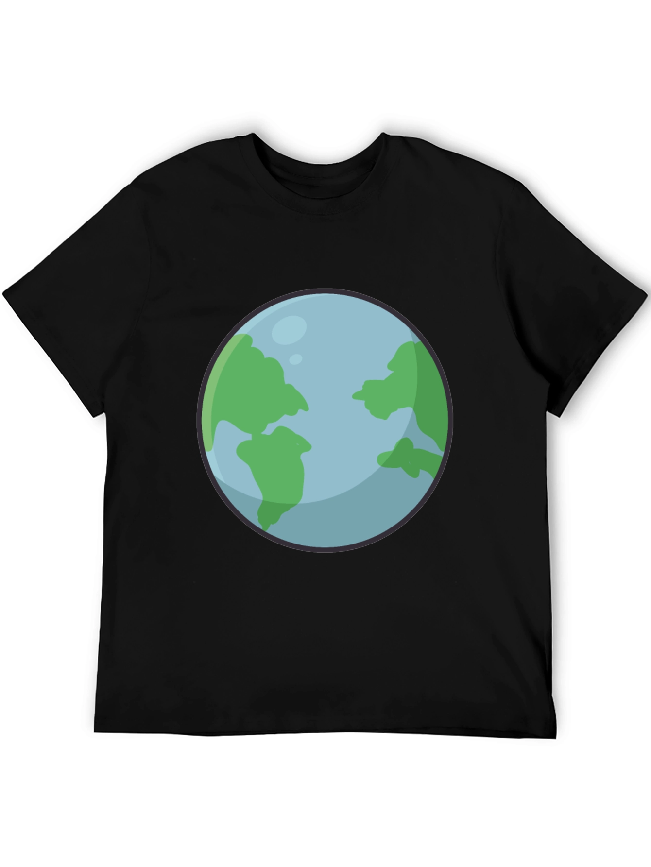 Earth Graphic Black T-Shirt