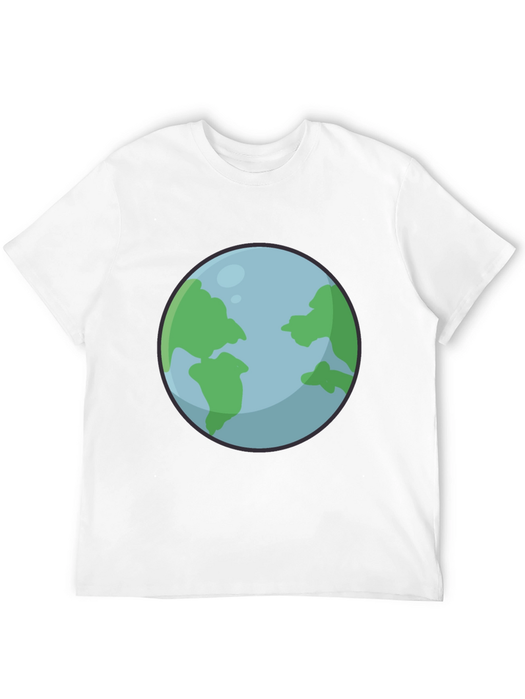 Earth Graphic Black T-Shirt
