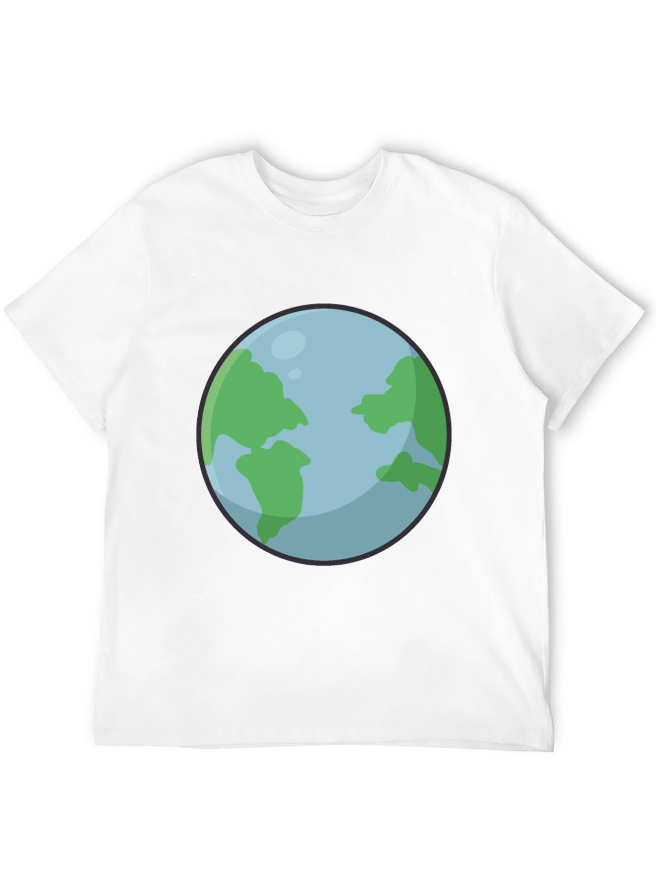 Earth Graphic Black T-Shirt