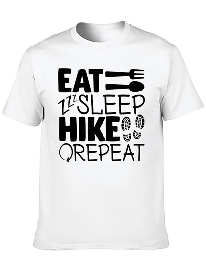 Eat Sleep Hike Repeat Black T-Shirt