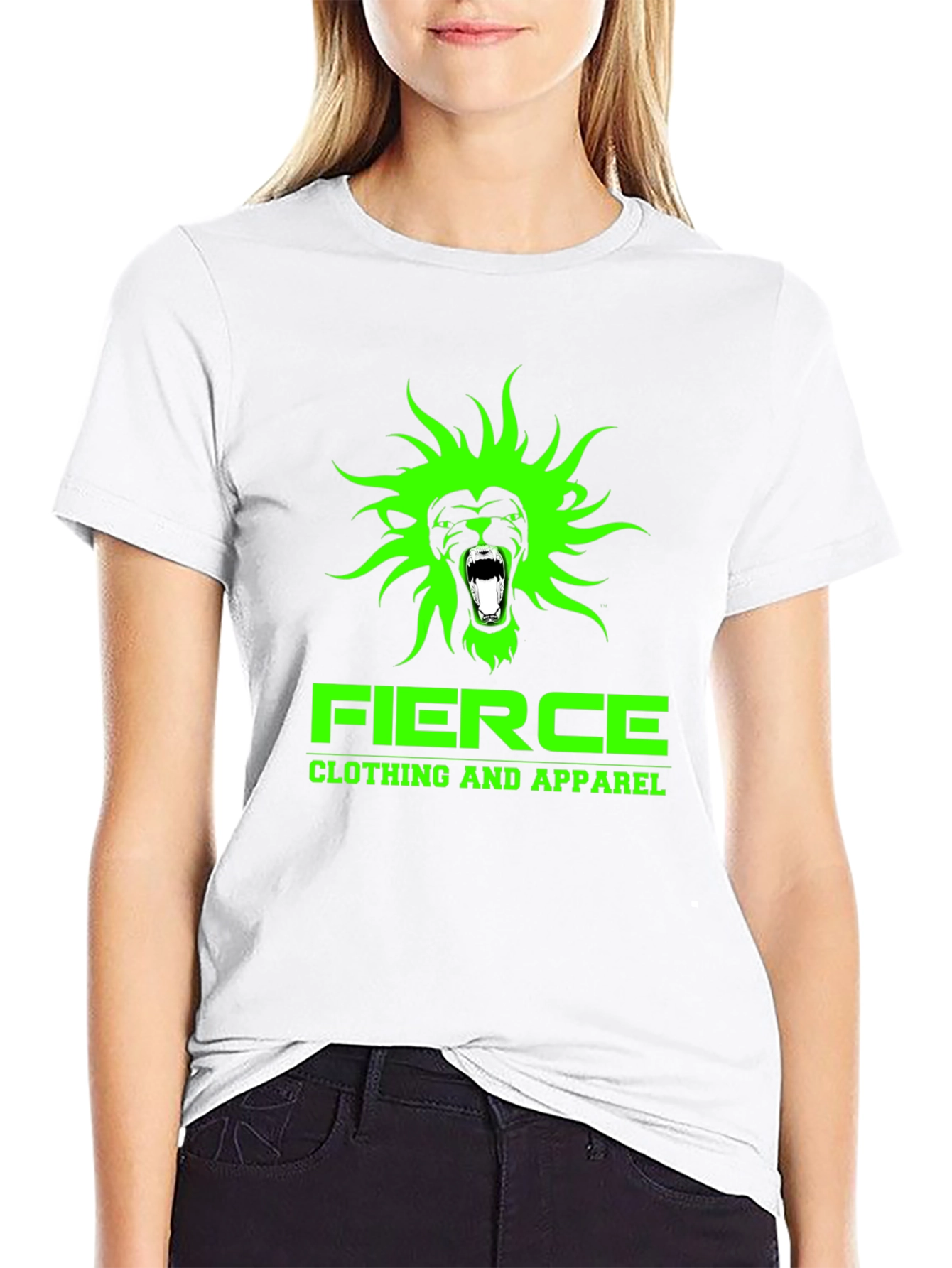 Fierce Lion Graphic T-Shirt - Bold Design