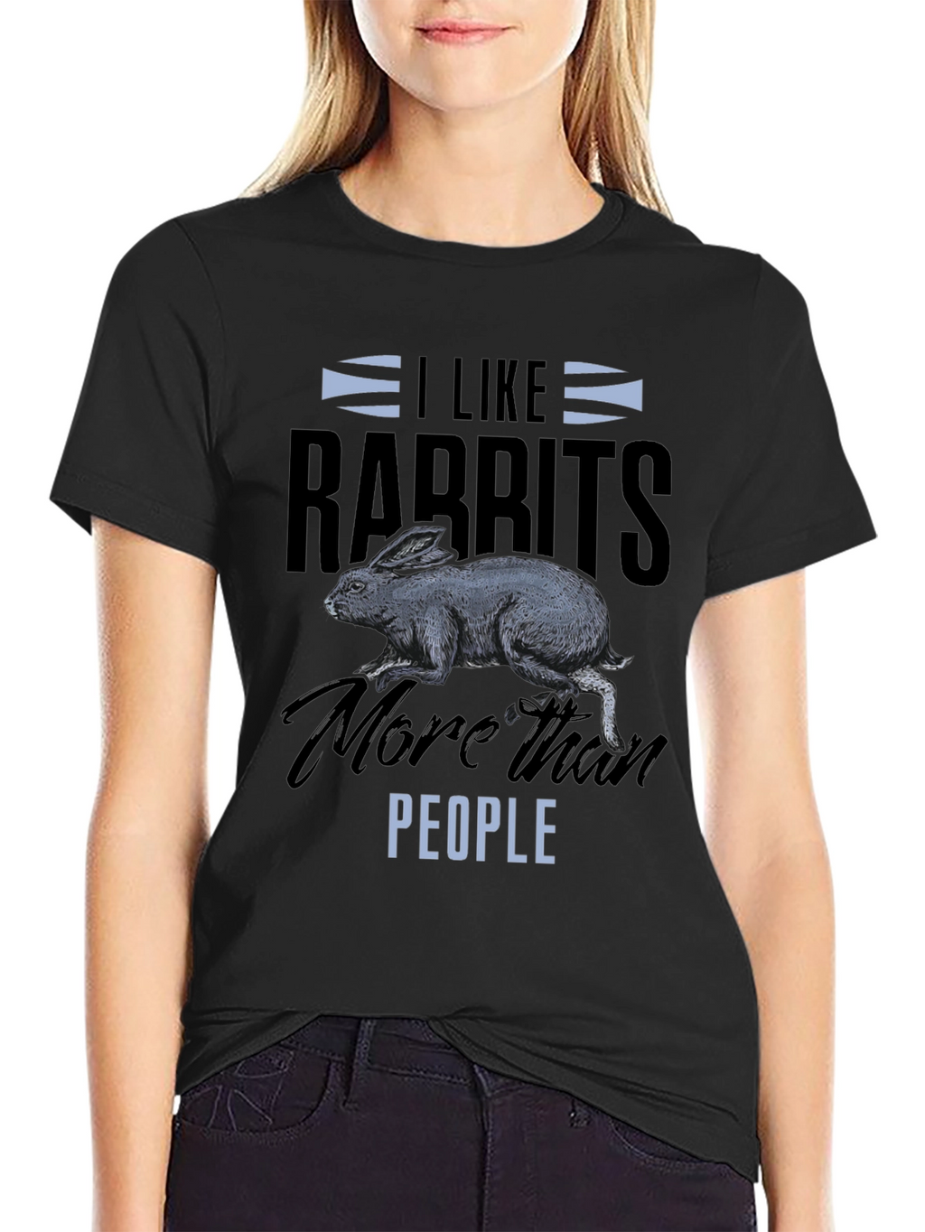 I Like Rabbits T-Shirt - Funny Animal Lover Tee