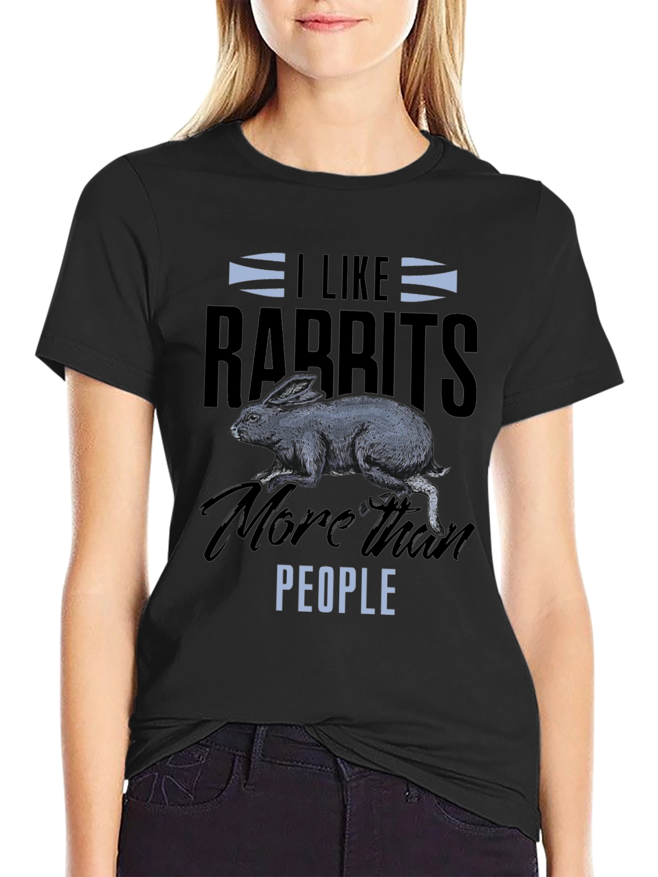 I Like Rabbits T-Shirt - Funny Animal Lover Tee