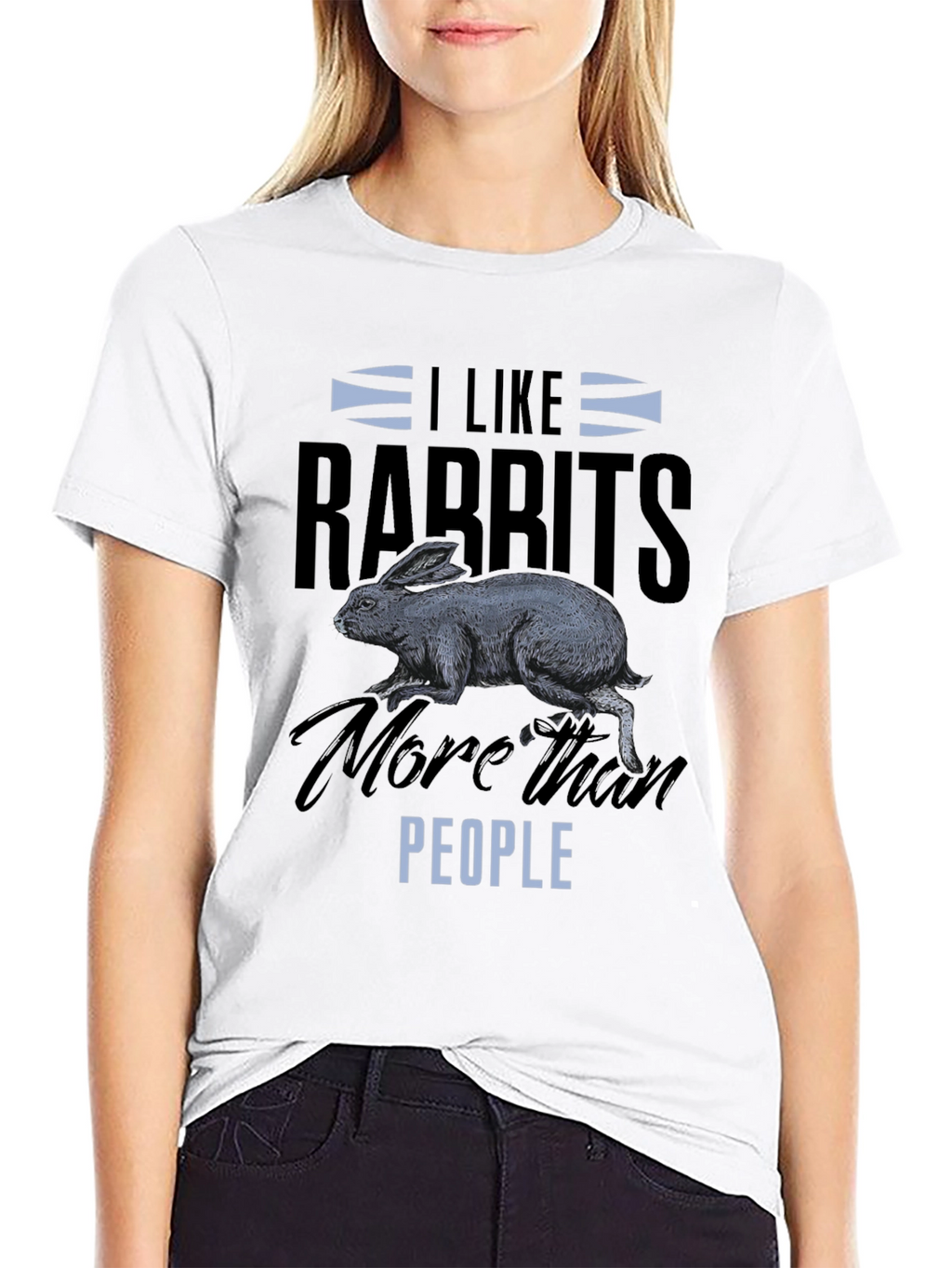 I Like Rabbits T-Shirt - Funny Animal Lover Tee