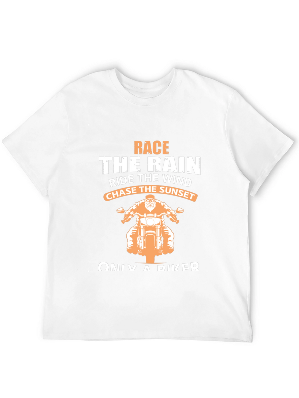 Biker T-Shirt: Race The Rain