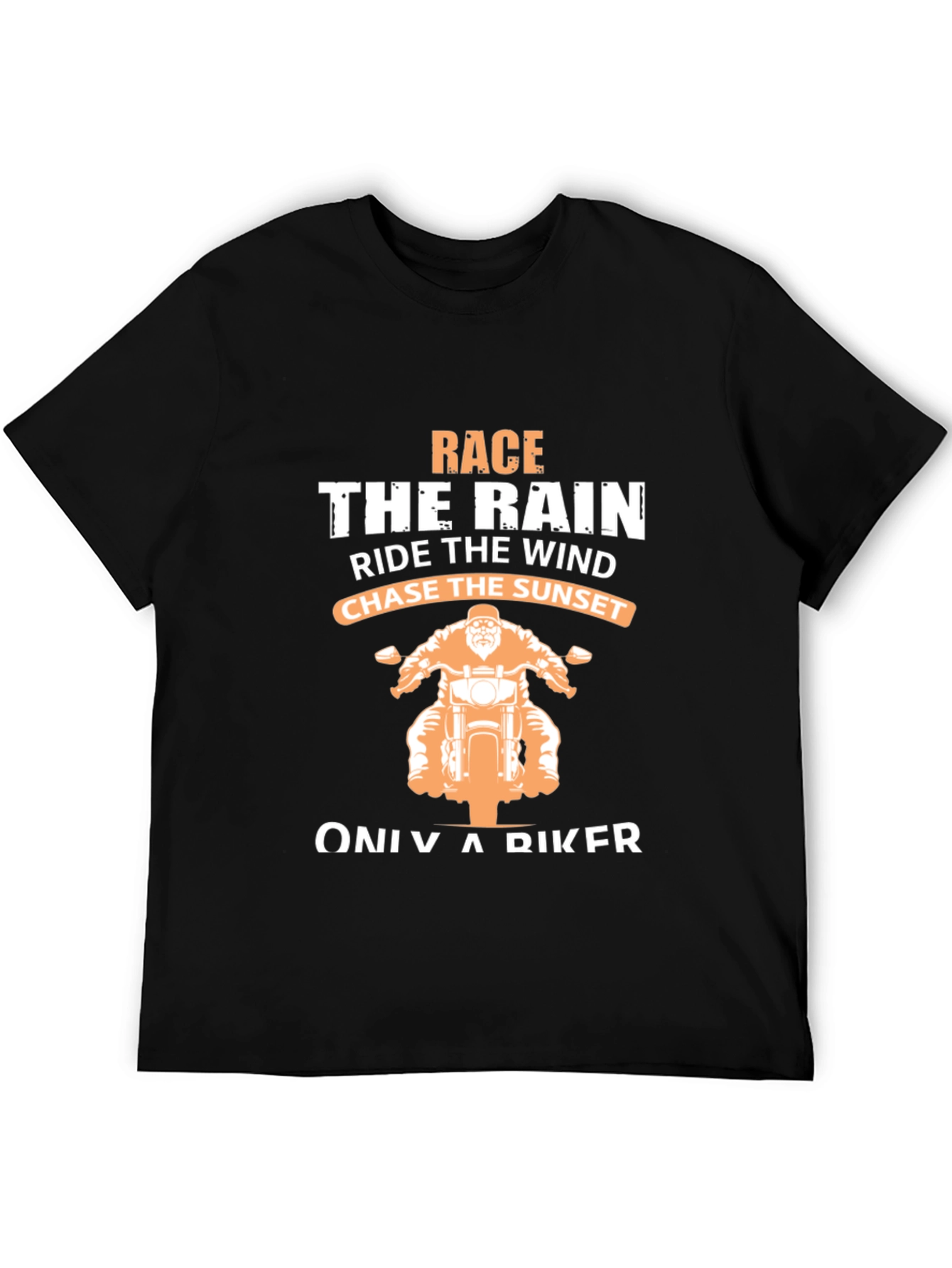 Biker T-Shirt: Race The Rain