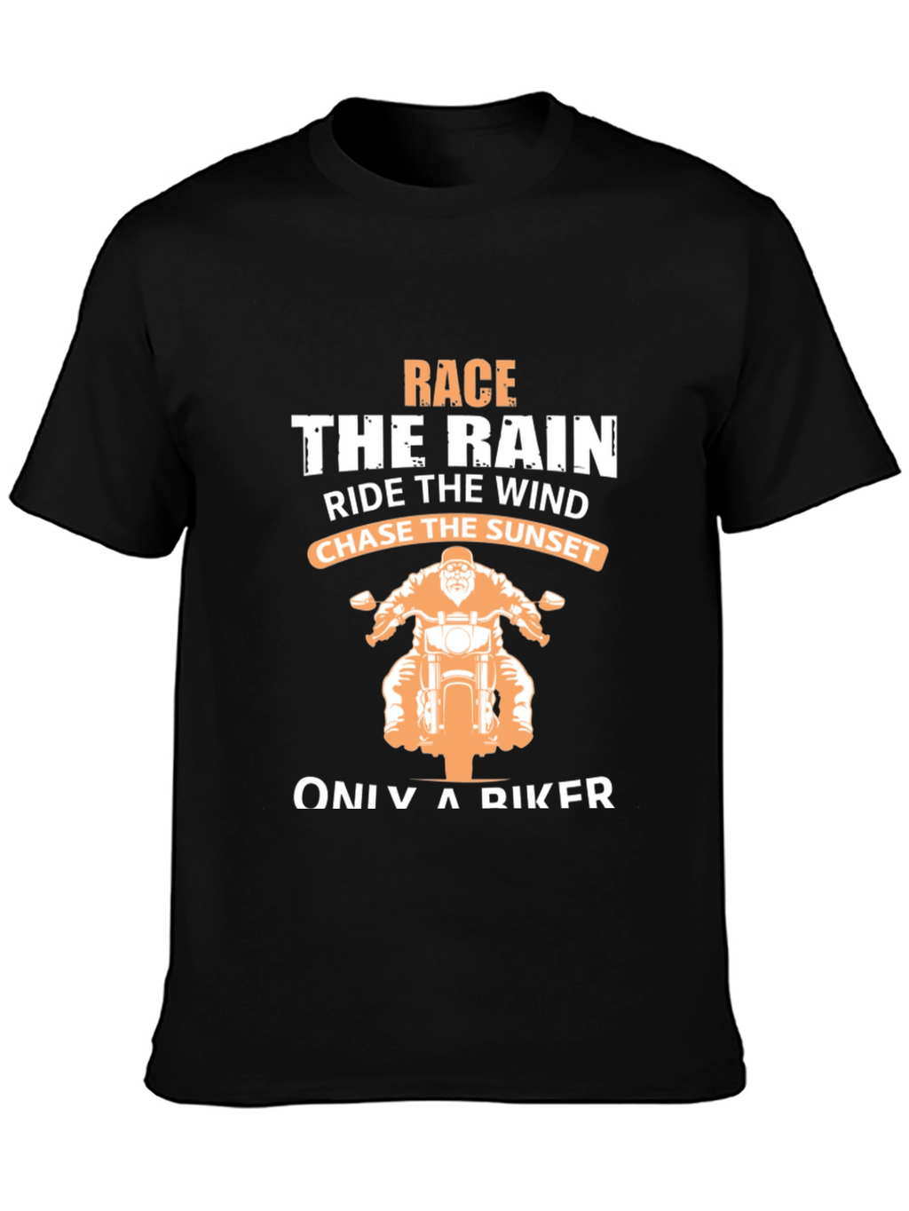 Biker T-Shirt: Race The Rain