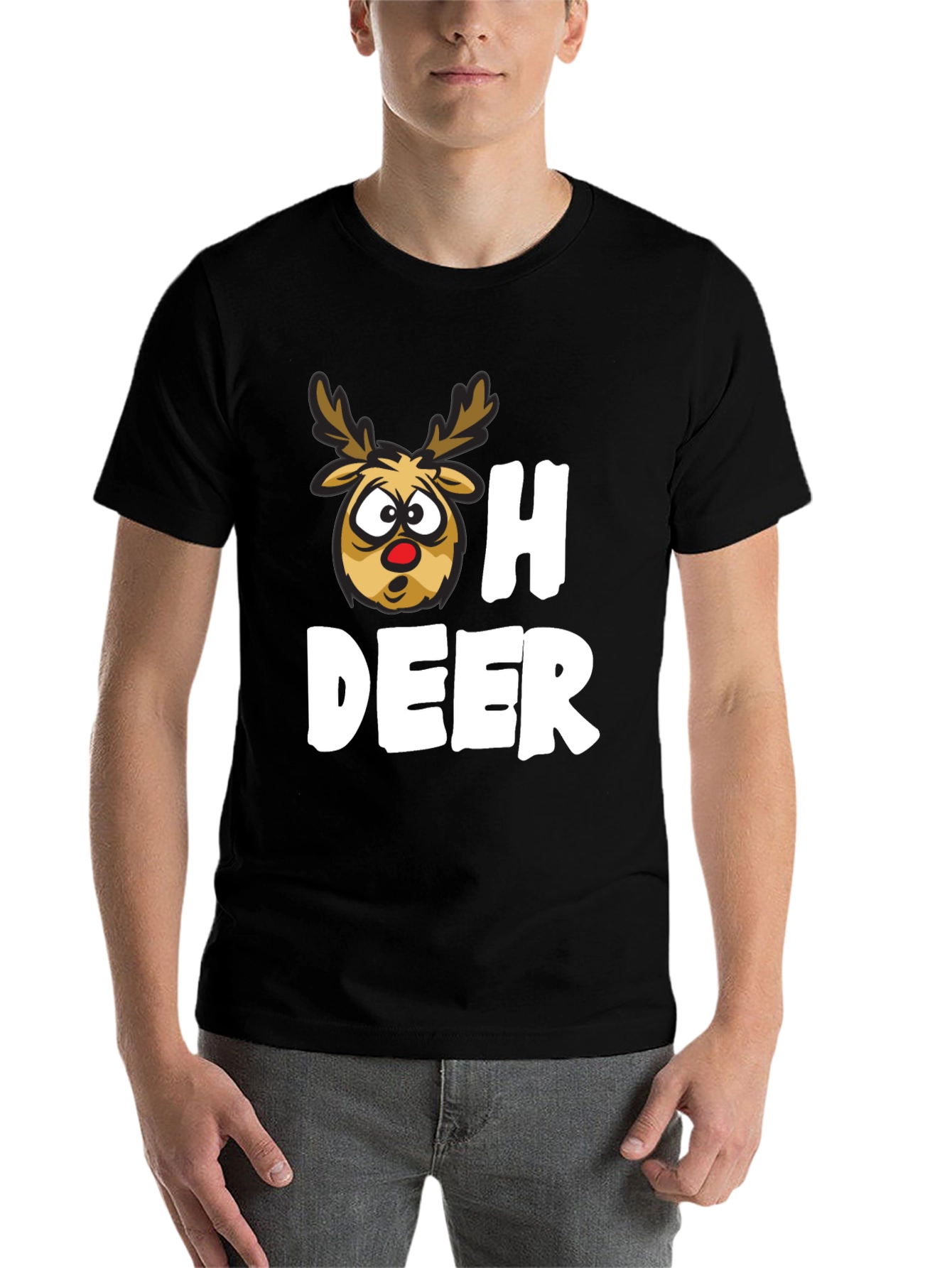 Oh Deer Funny Christmas T-Shirt