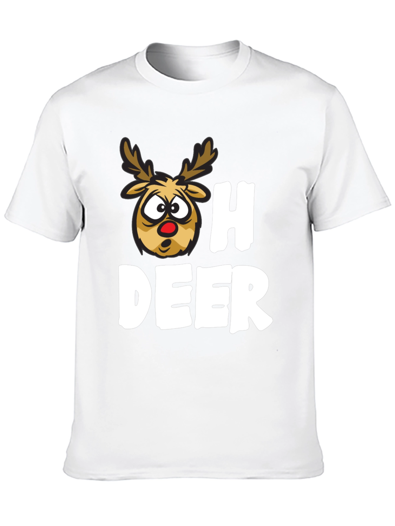 Oh Deer Funny Christmas T-Shirt