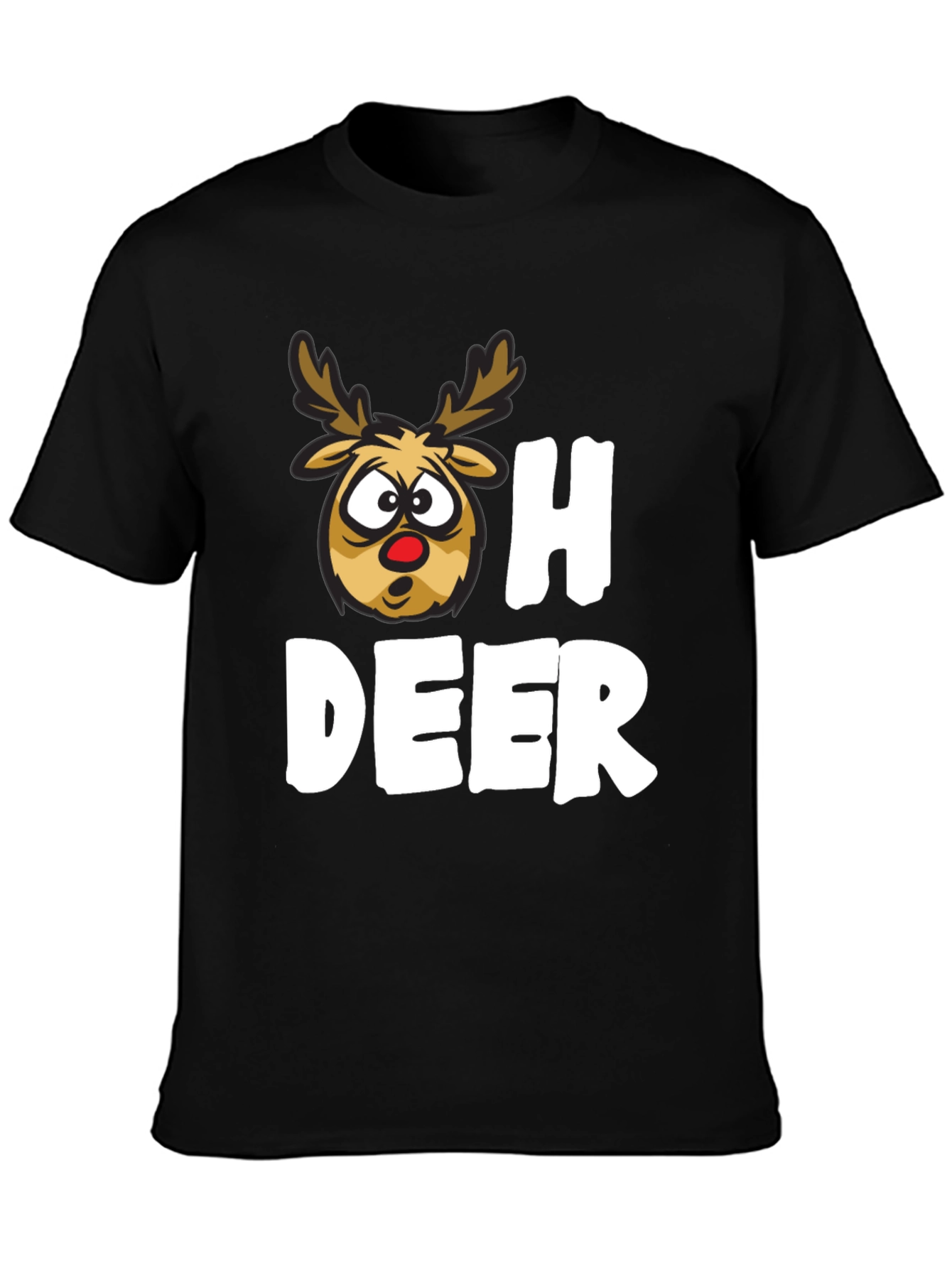 Oh Deer Funny Christmas T-Shirt