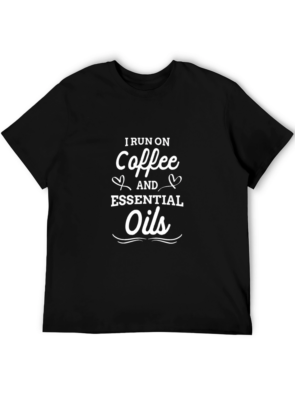 Coffee & Essential Oils T-Shirt - Funny Graphic Tee