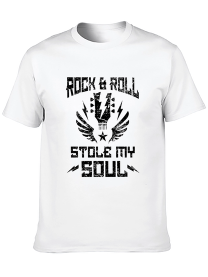 Rock & Roll Stole My Soul Graphic T-Shirt