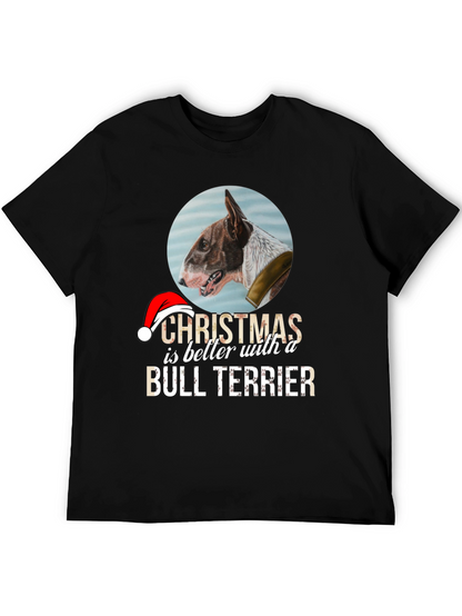 Christmas Bull Terrier T-Shirt