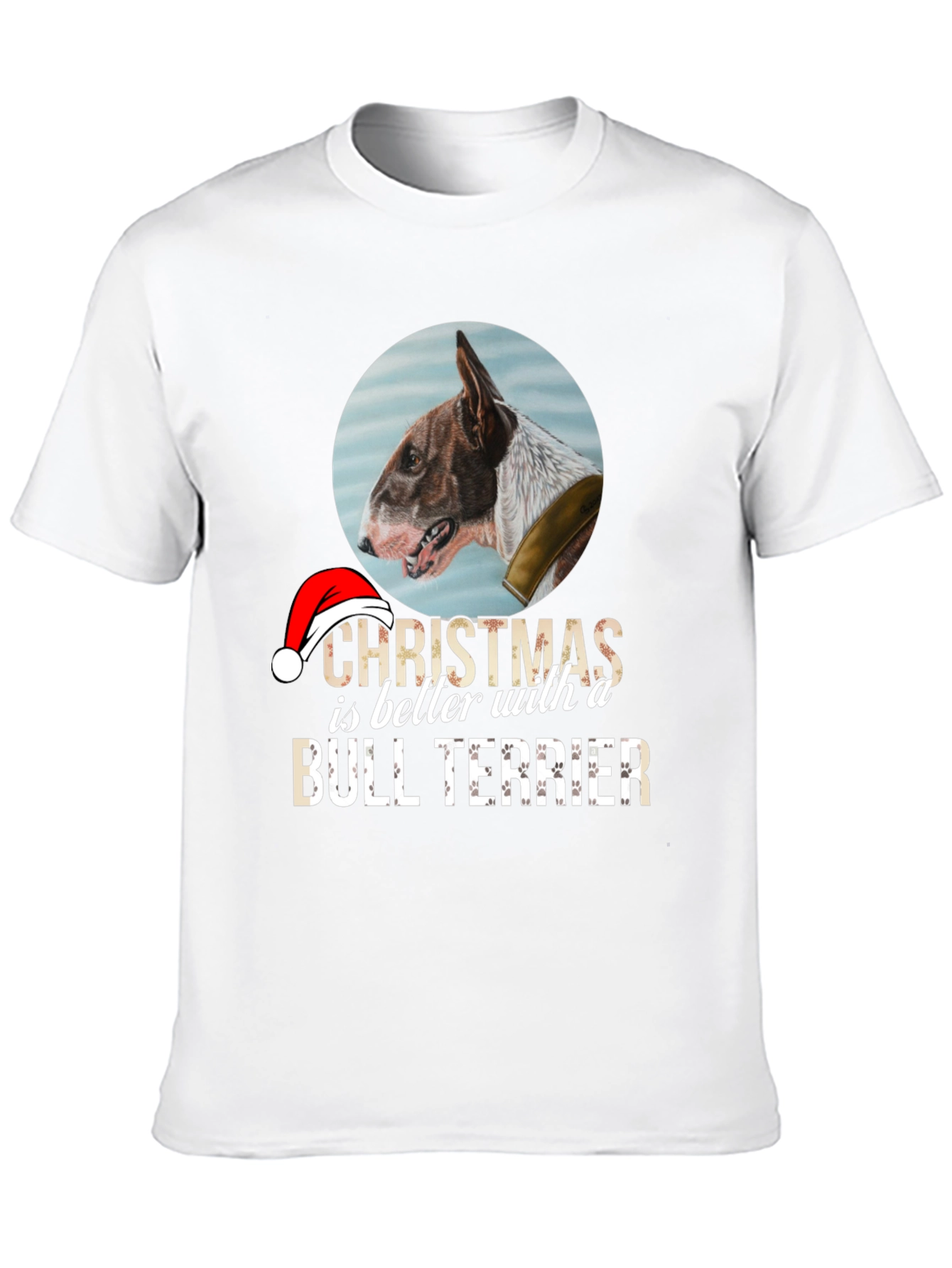 Christmas Bull Terrier T-Shirt