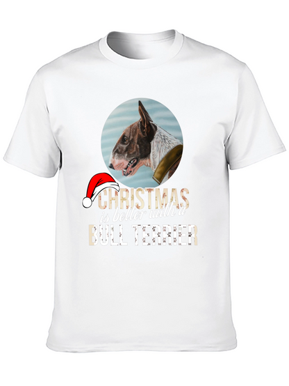 Christmas Bull Terrier T-Shirt