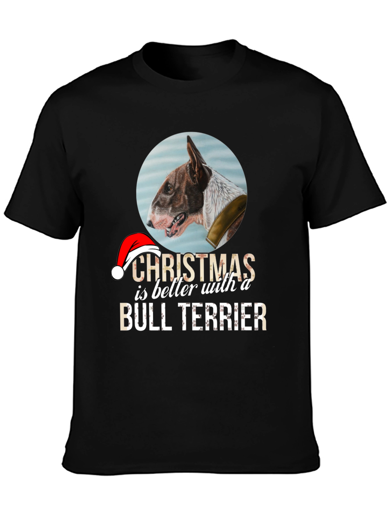 Christmas Bull Terrier T-Shirt