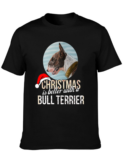 Christmas Bull Terrier T-Shirt
