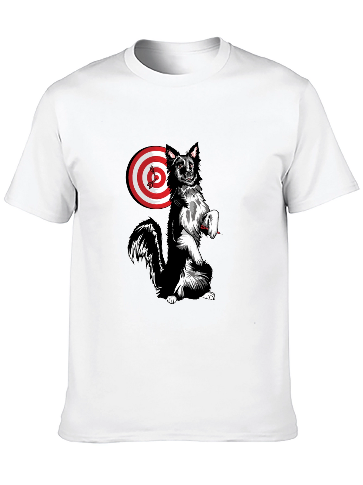Dog Target T-Shirt - Unique Graphic Tee