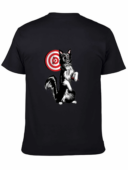 Dog Target T-Shirt - Unique Graphic Tee