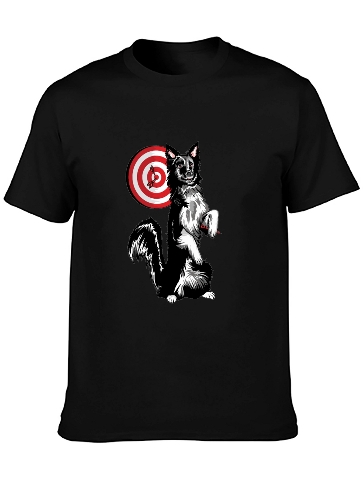 Dog Target T-Shirt - Unique Graphic Tee
