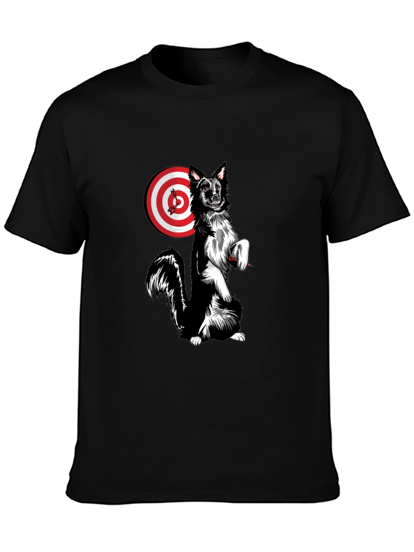 Dog Target T-Shirt - Unique Graphic Tee