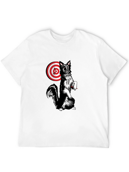 Dog Target T-Shirt - Unique Graphic Tee