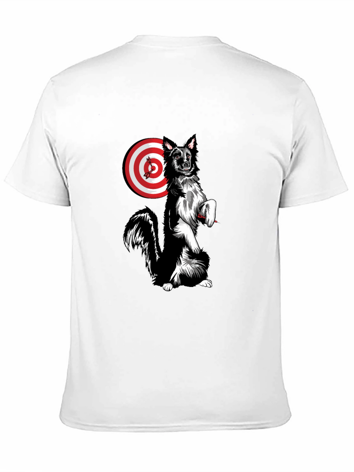 Dog Target T-Shirt - Unique Graphic Tee
