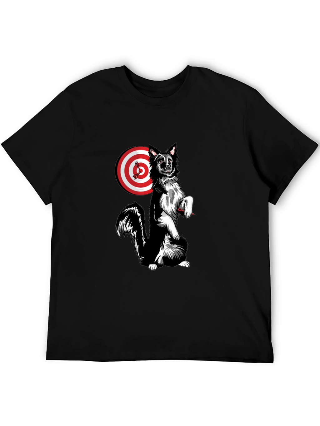 Dog Target T-Shirt - Unique Graphic Tee