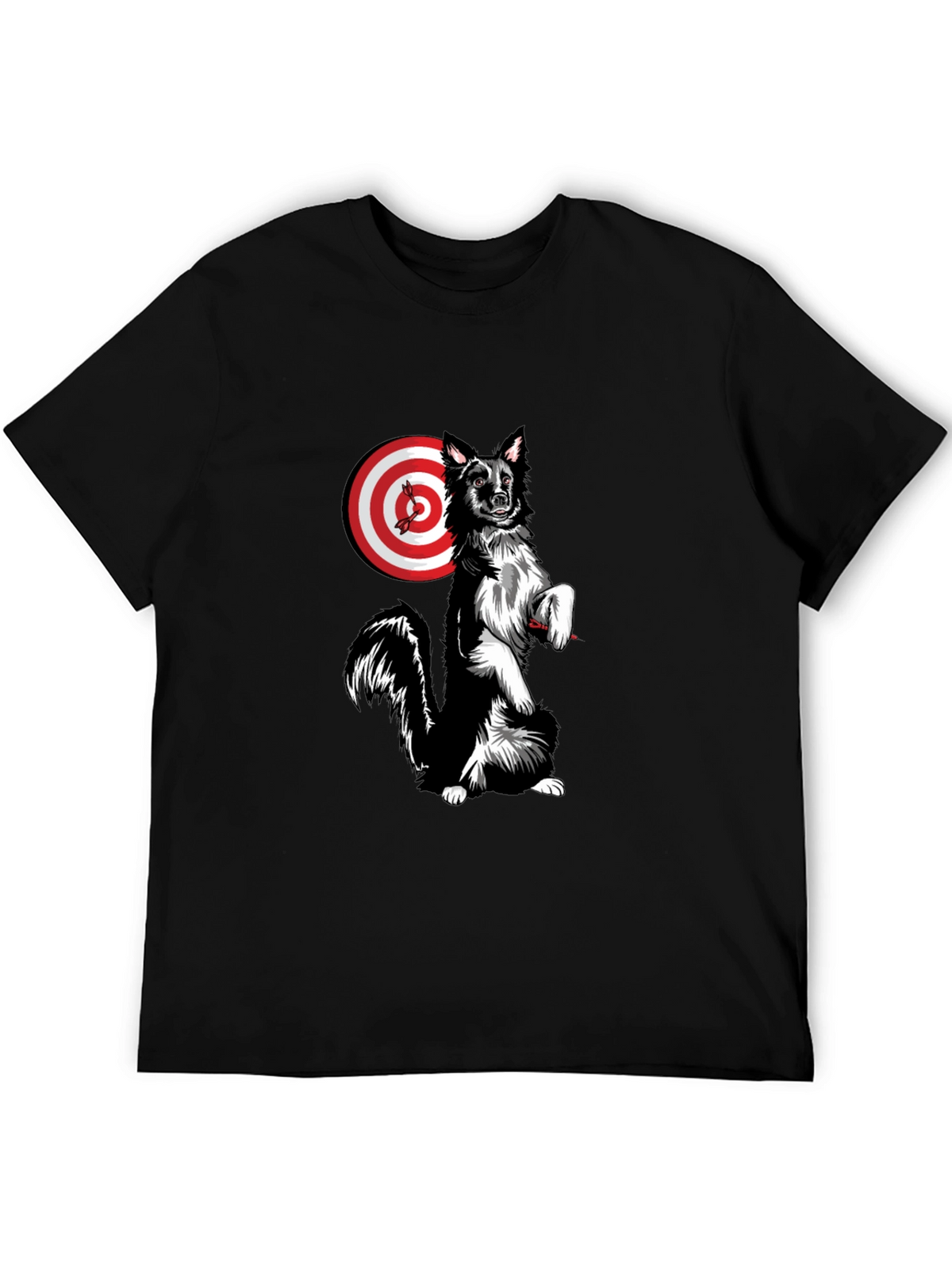 Dog Target T-Shirt - Unique Graphic Tee