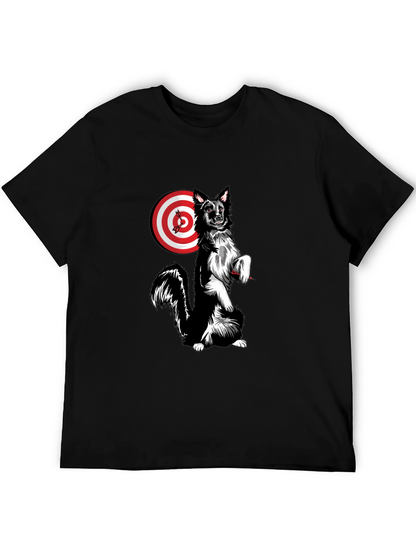 Dog Target T-Shirt - Unique Graphic Tee