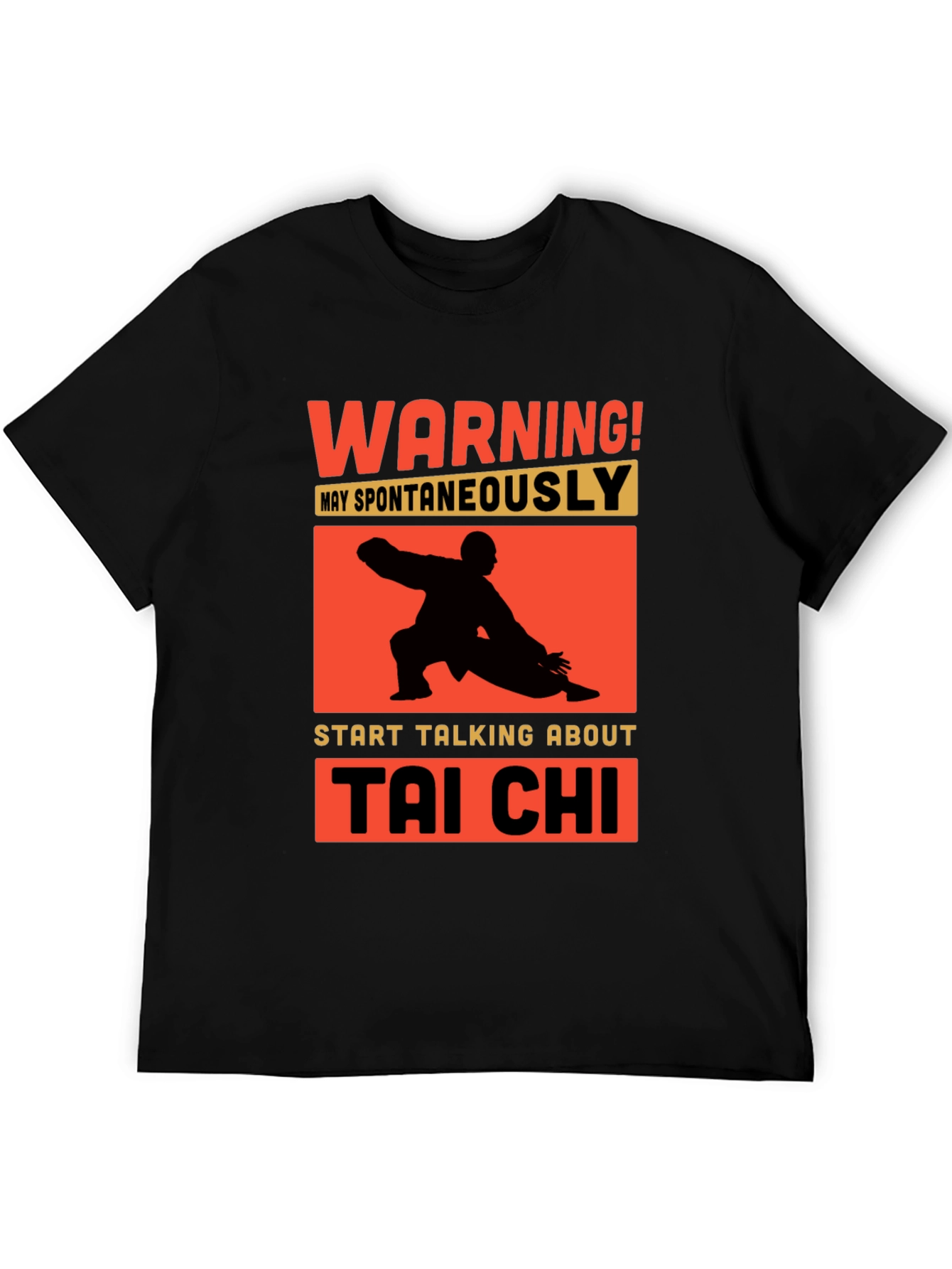 Tai Chi Warning T-Shirt - Martial Arts Humor Tee