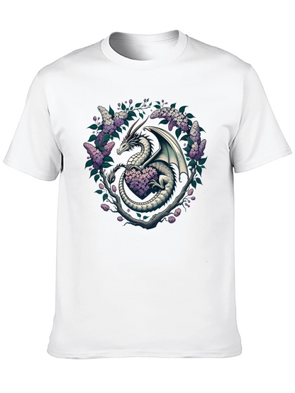 Dragon and Lilac Graphic Tee