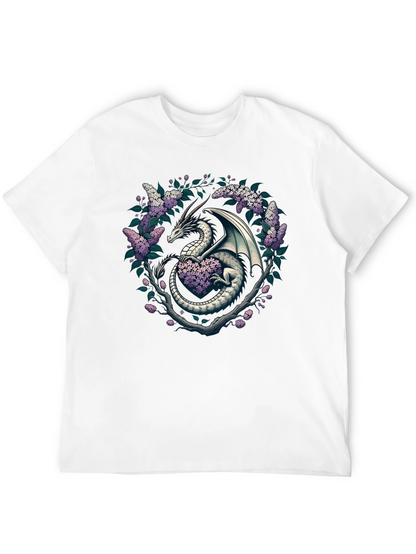Dragon and Lilac Graphic Tee