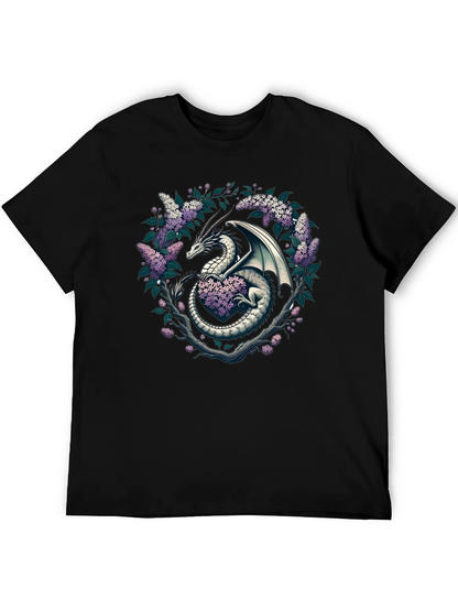 Dragon and Lilac Graphic Tee