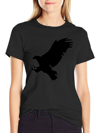 Black Eagle Graphic Tee - Mens Crew Neck T-Shirt