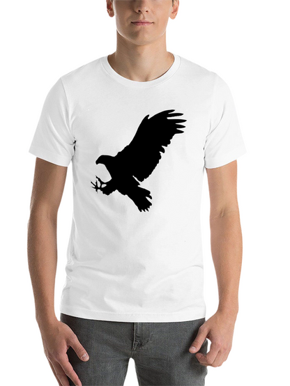 Black Eagle Graphic Tee - Mens Crew Neck T-Shirt