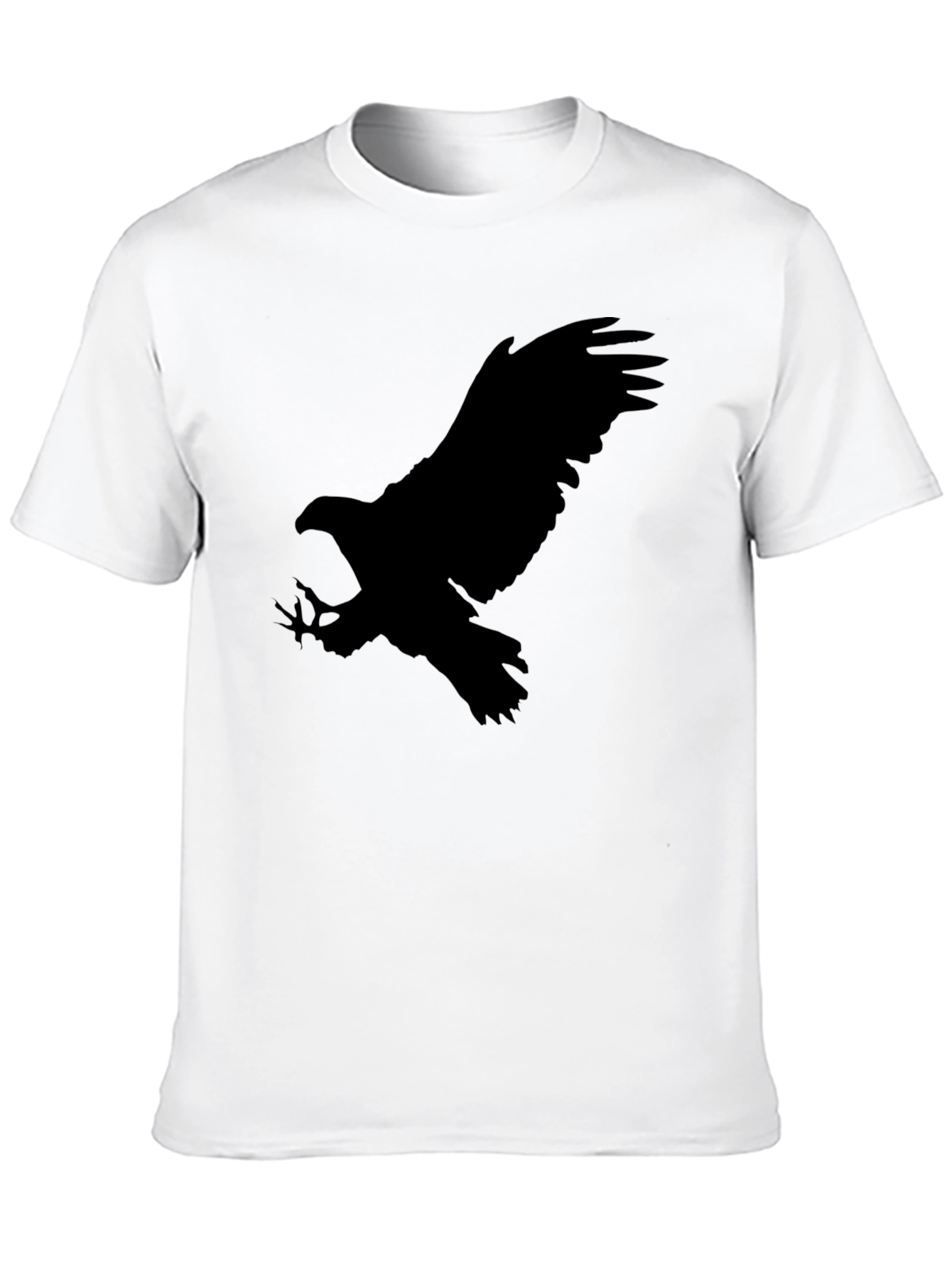 Black Eagle Graphic Tee - Mens Crew Neck T-Shirt