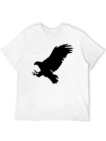 Black Eagle Graphic Tee - Mens Crew Neck T-Shirt
