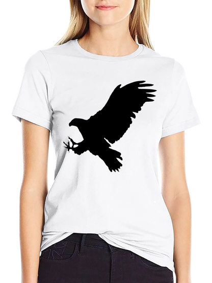 Black Eagle Graphic Tee - Mens Crew Neck T-Shirt