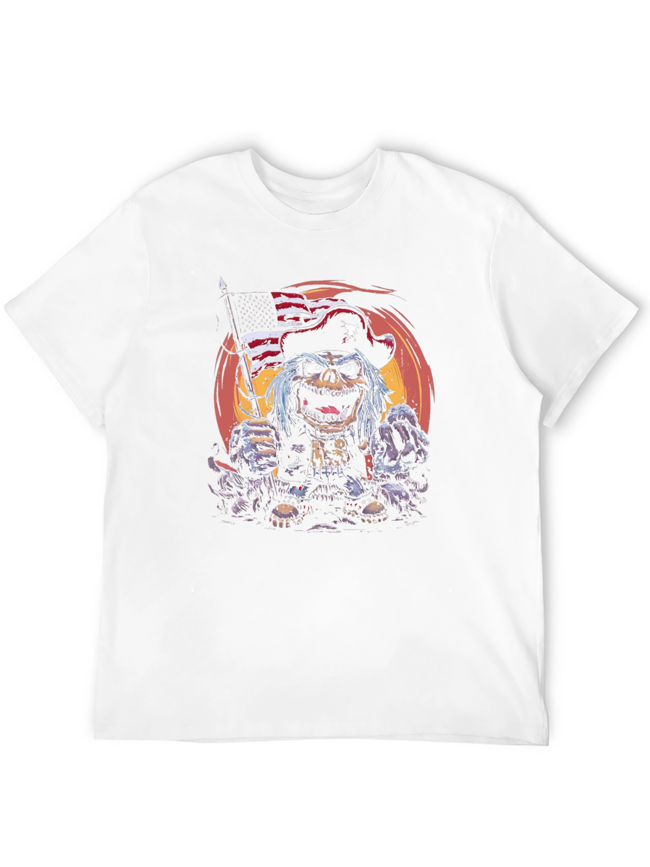 Patriotic Zombie Pirate T-Shirt