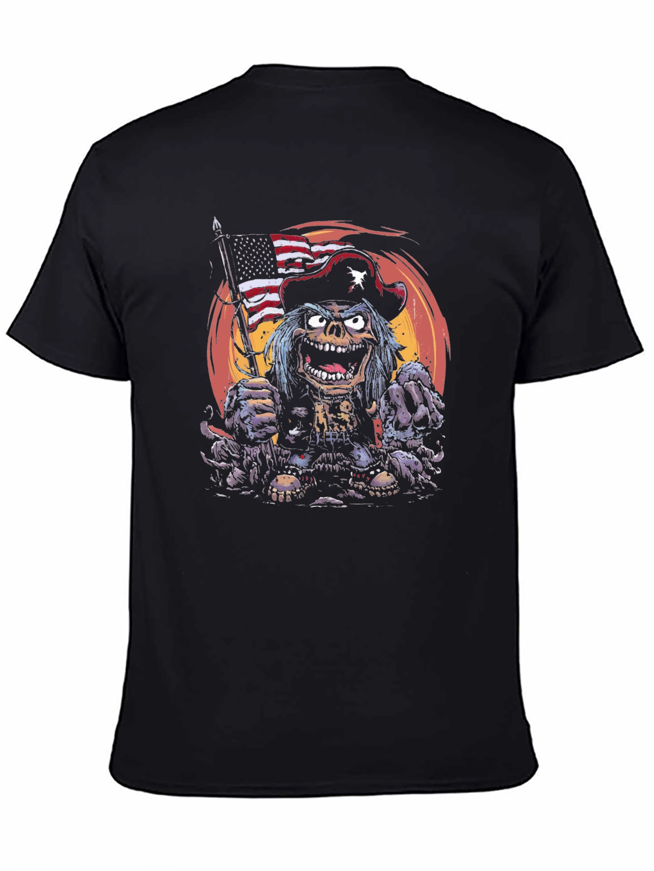 Patriotic Zombie Pirate T-Shirt